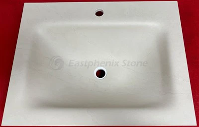 Amasya Beige Hot Bent Integrated Sink